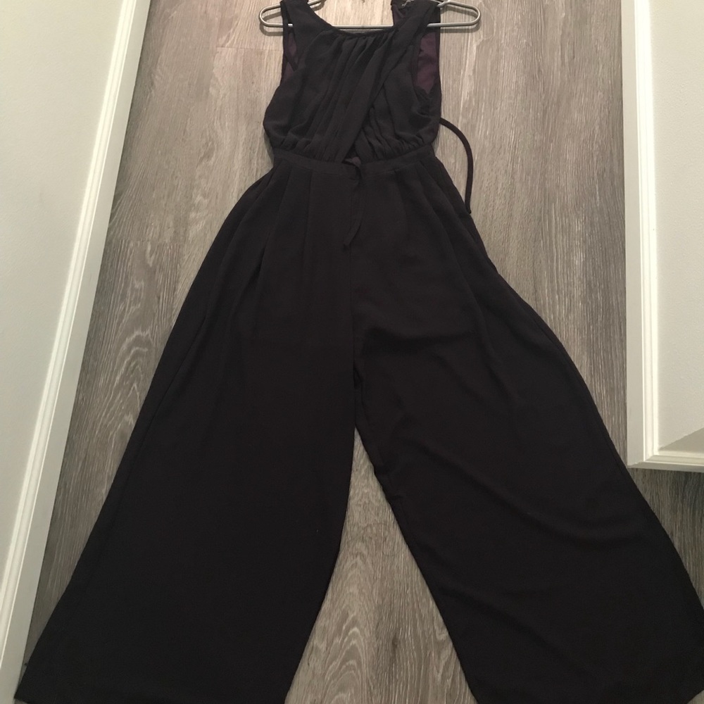 (SOLD) Foreign Exchange Small Purple Jumpsuit